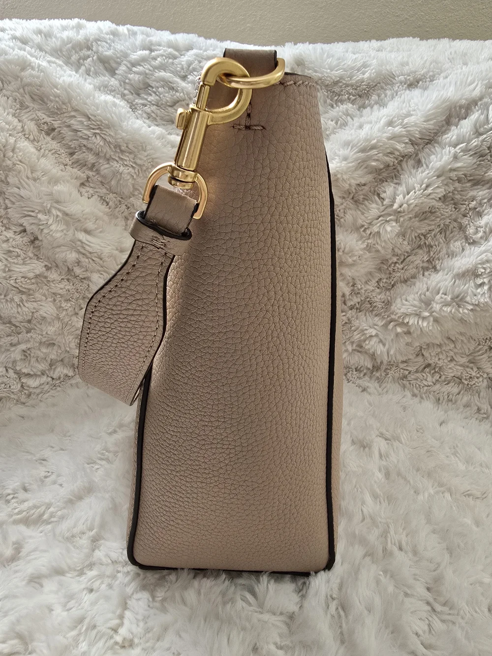 Tory Burch Taupe Leather Crossbody Bag - Picture 4 of 11